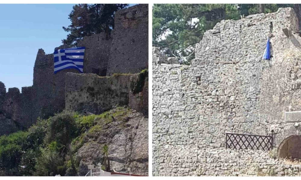 Έπιασαν τους "λεβέντες" που βανδάλισαν την Ελληνική σημαία